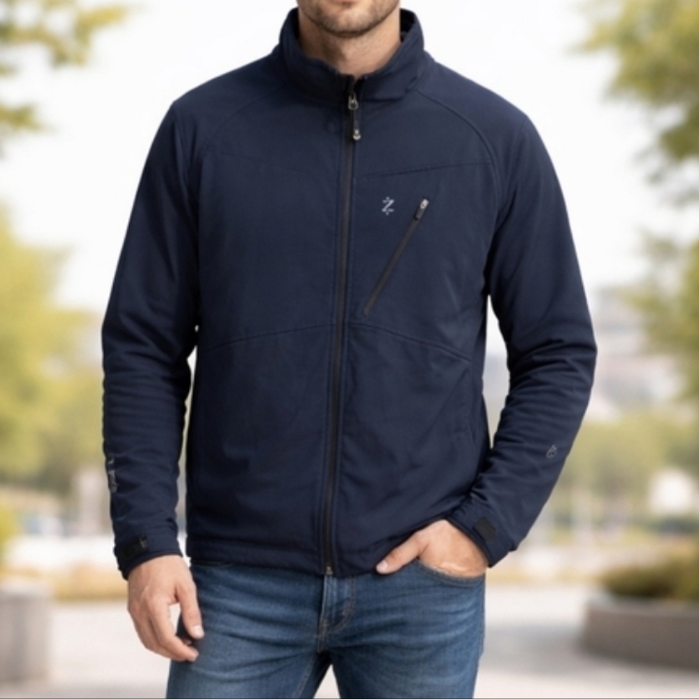 Izod Size L Navy Performance Jacket